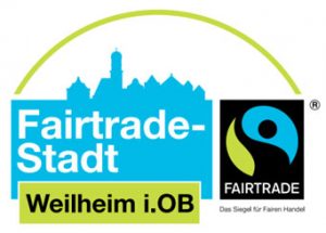 Logo 'Fairtrade-Stadt Weilheim i.OB'